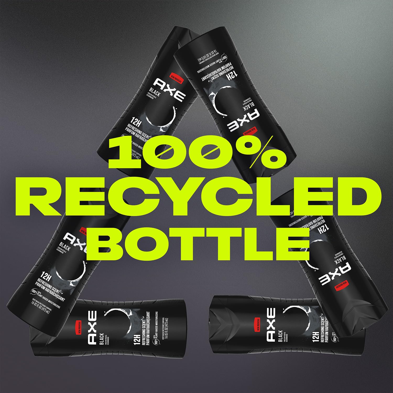 Emballage AXE recyclable, choix durable pour votre salle de bains
