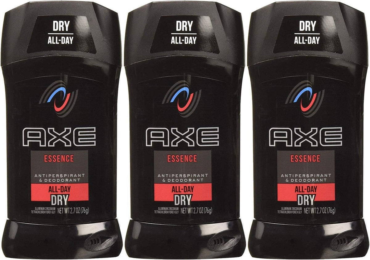 AXE Essence Déodorant Stick, visuel montrant application facile et fraîcheur durable
