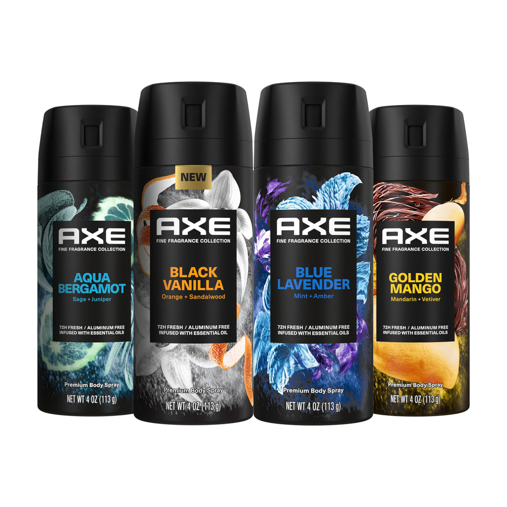 AXE Fine Fragrance Lavande Bleue : flacon clair, fraîcheur durable pour la journée