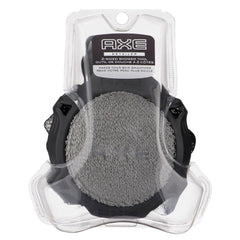 Gant douche AXE à 2 faces gris, pratique et durable pour un rituel rapide.