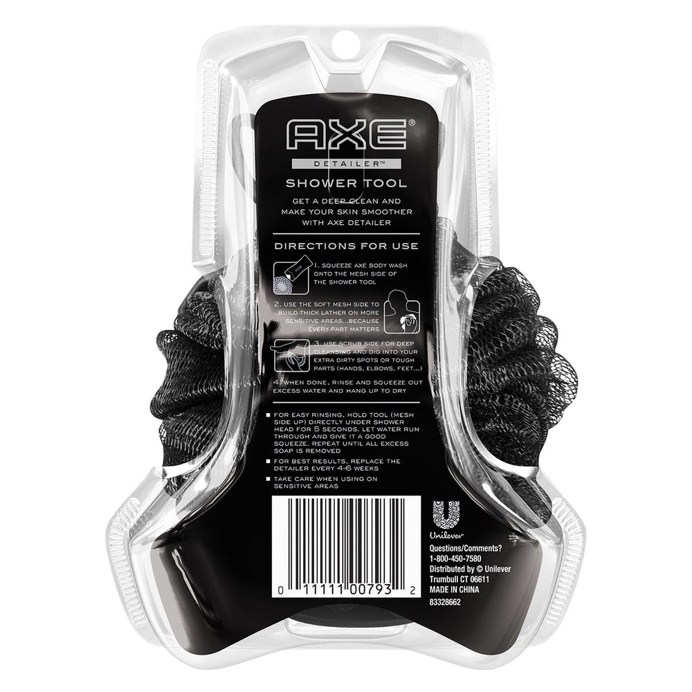 Face maille douce AXE, pour une mousse riche et nettoyage en douceur.