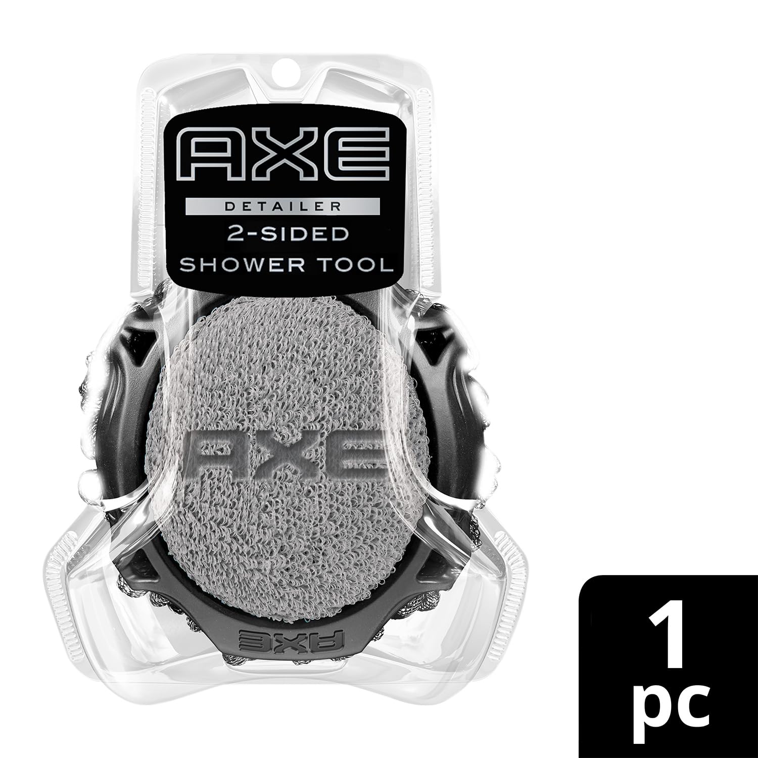 Gant douche AXE, idéal sous la douche pour une prise en main sûre.