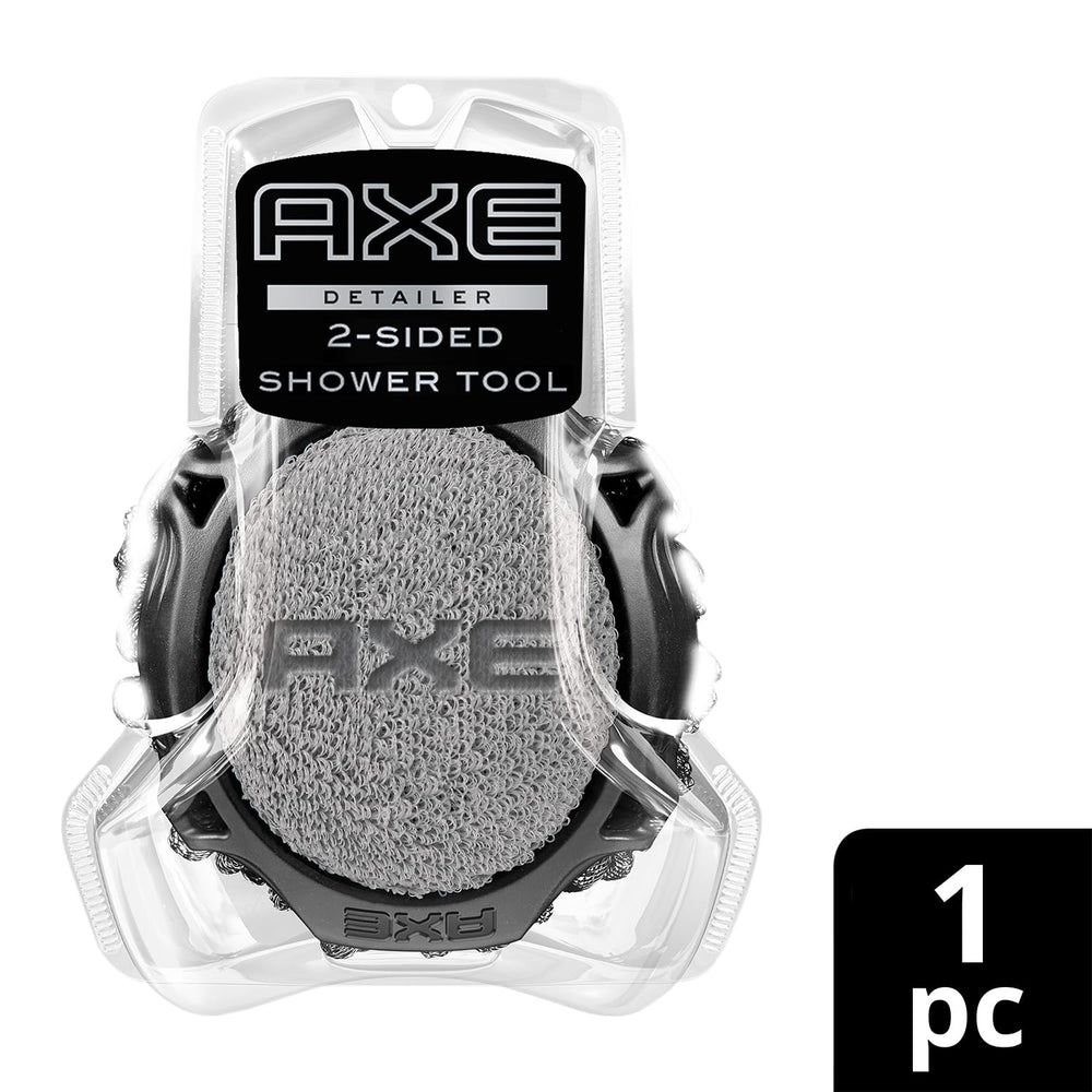 Gant douche AXE, idéal sous la douche pour une prise en main sûre.