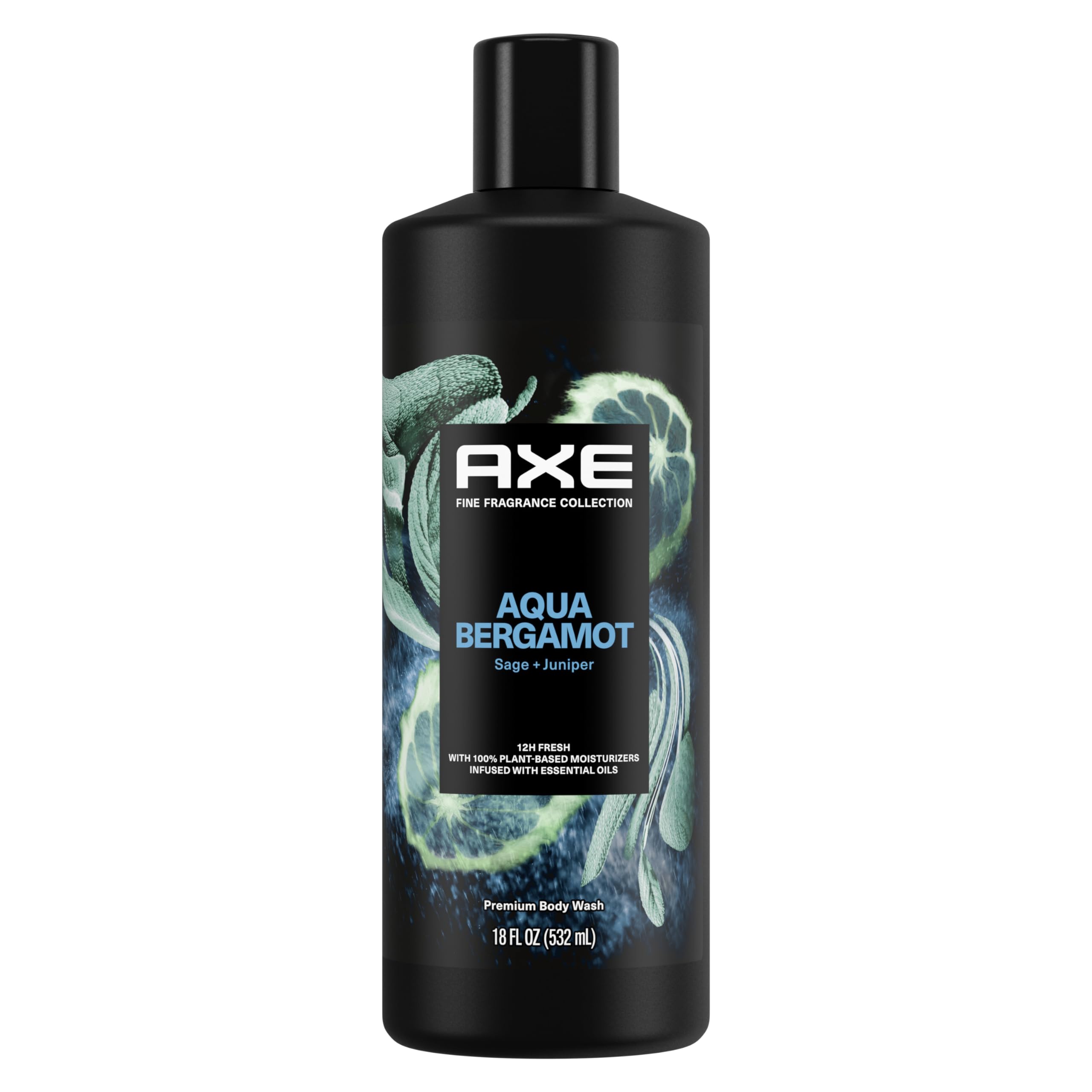 AXE Gel Douche Aqua Bergamot — flacon élégant apportant une fraîcheur durable après la douche.