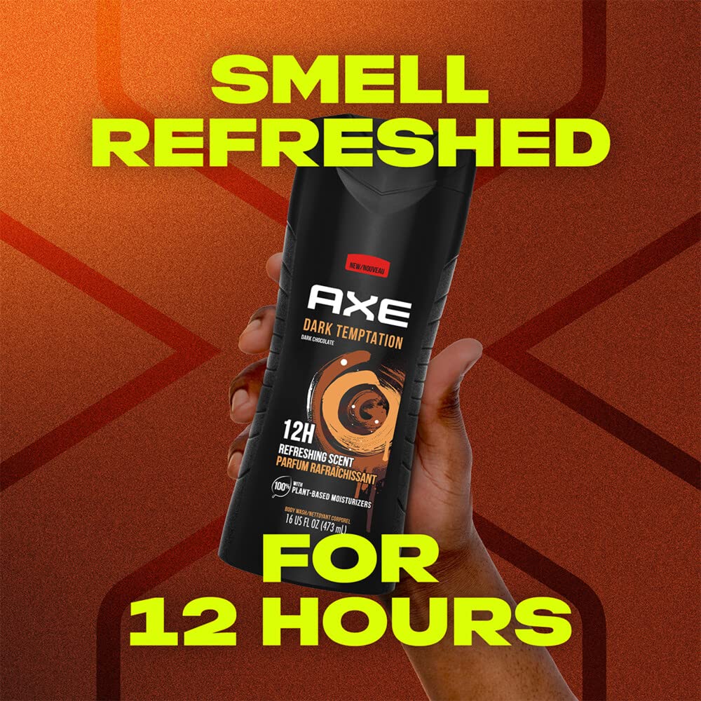 AXE Dark Temptation, pack triple renouvelant la routine douche