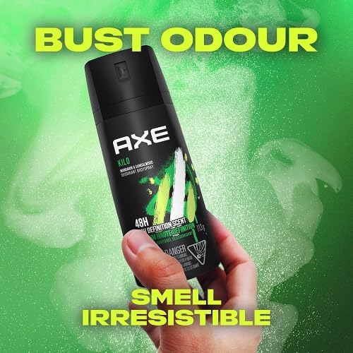 AXE Kilo Bodyspray: emballage compact et facile à transporter