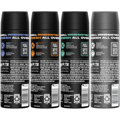 AXE Noir - spray anti-odeur 48h pour rester frais toute la journée.