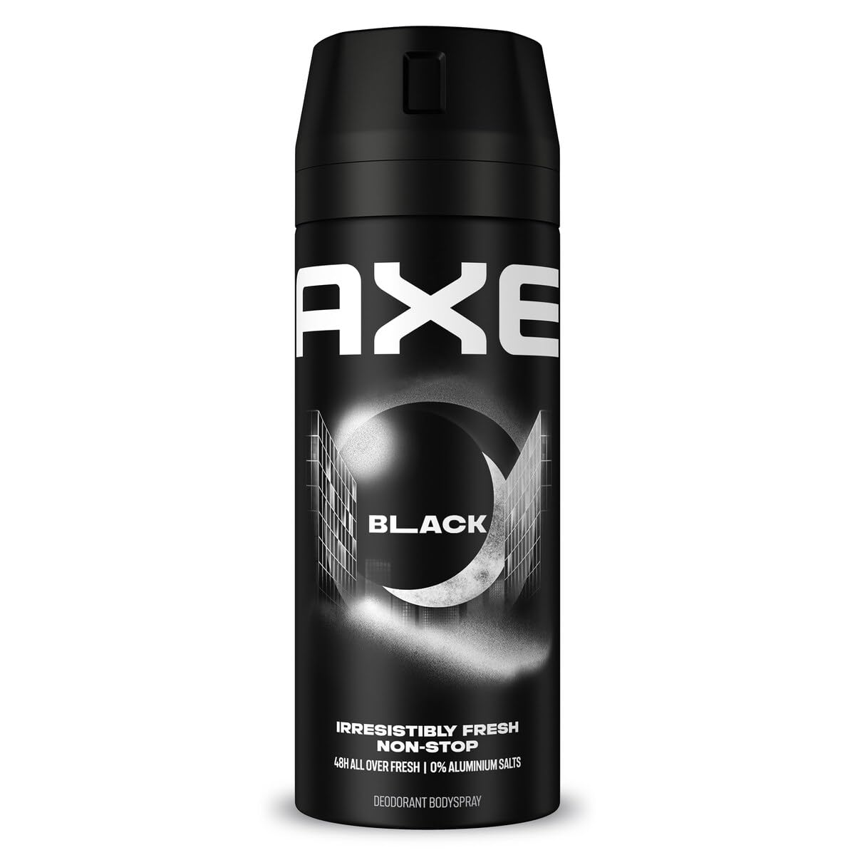 AXE Noir Nouvelle Édition 150 ml spray, flacon élégant pour une fraîcheur durable.