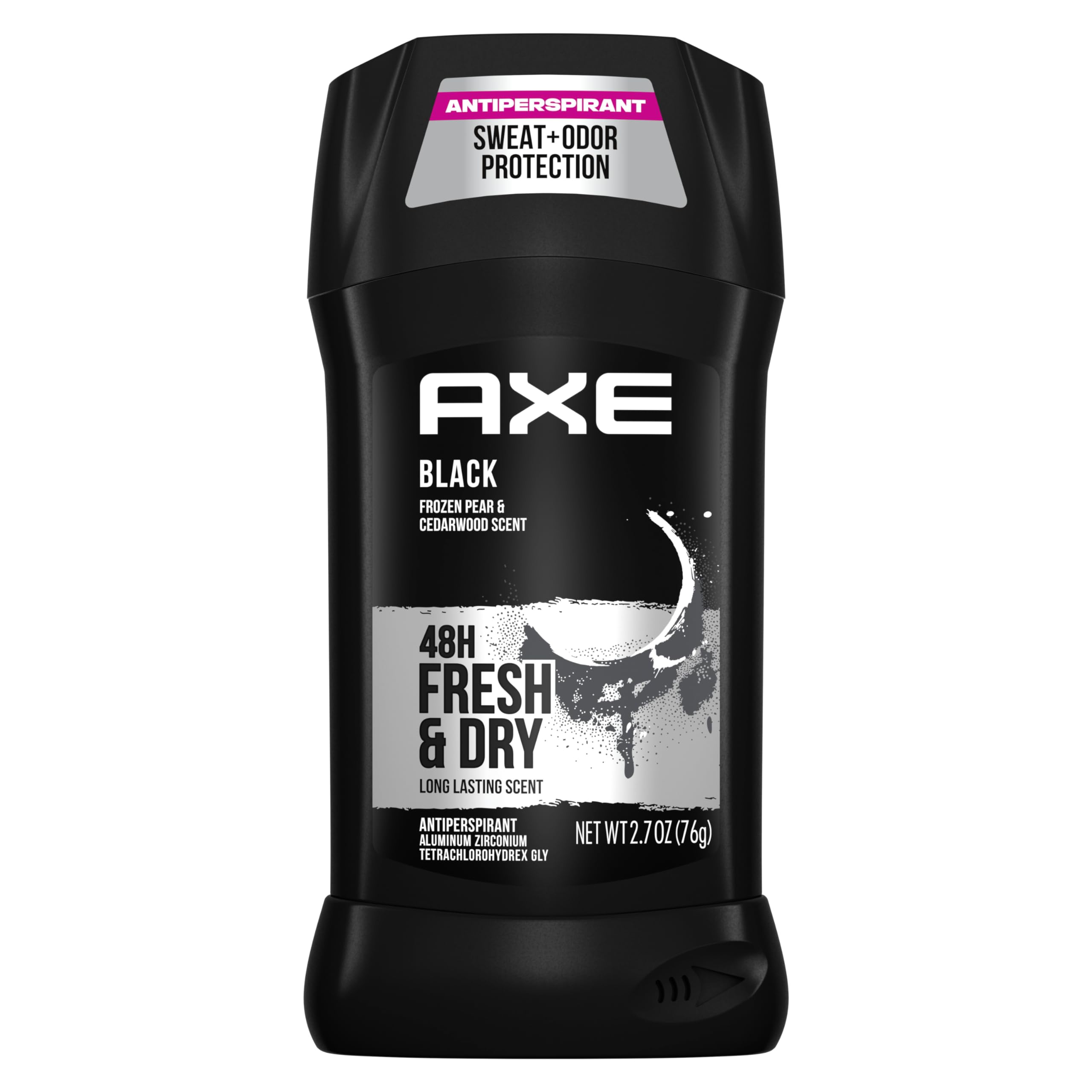 AXE déodorant stick noir en pack quatre, fraîcheur durable pour la journée