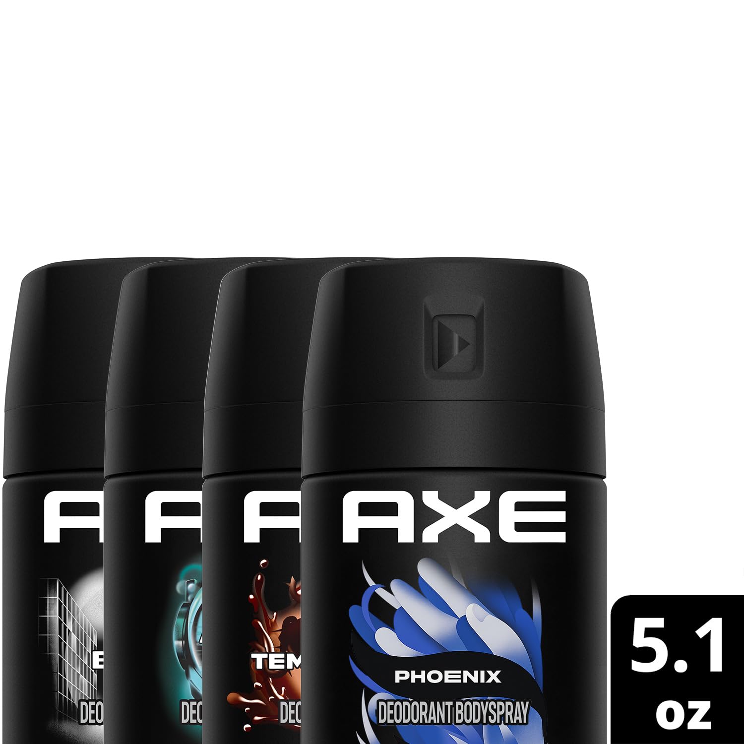 AXE Phénix - flacon menthe et romarin, sensation rafraîchissante longue durée.