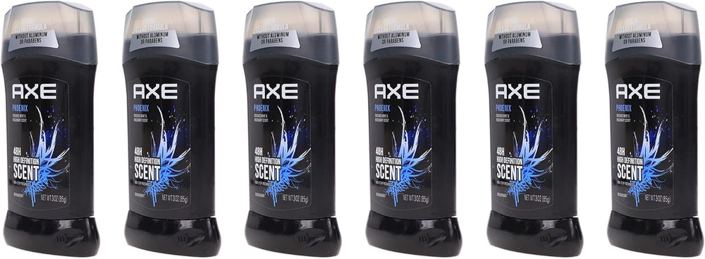 Bâton Axe Phoenix déodorant en application avec mécanisme de rotation.