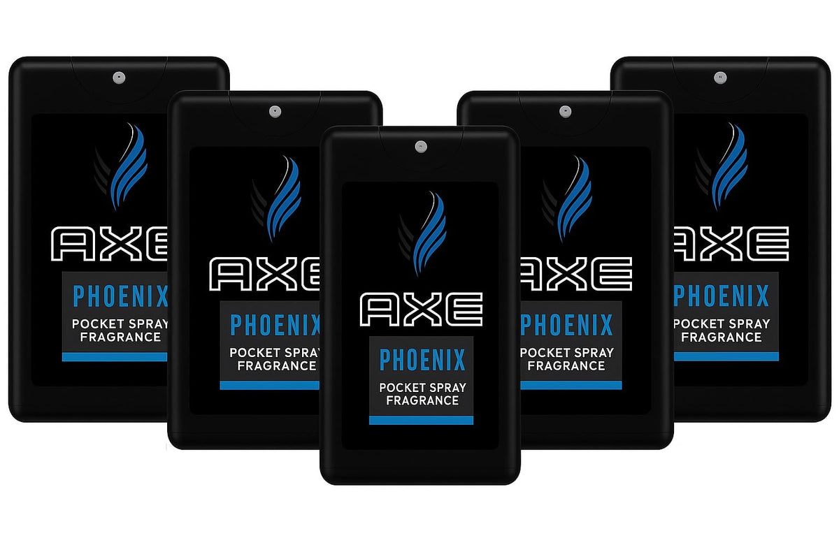 AXE Phoenix, flacon-pocket 0,57 oz, fraîcheur portable pour déplacement.