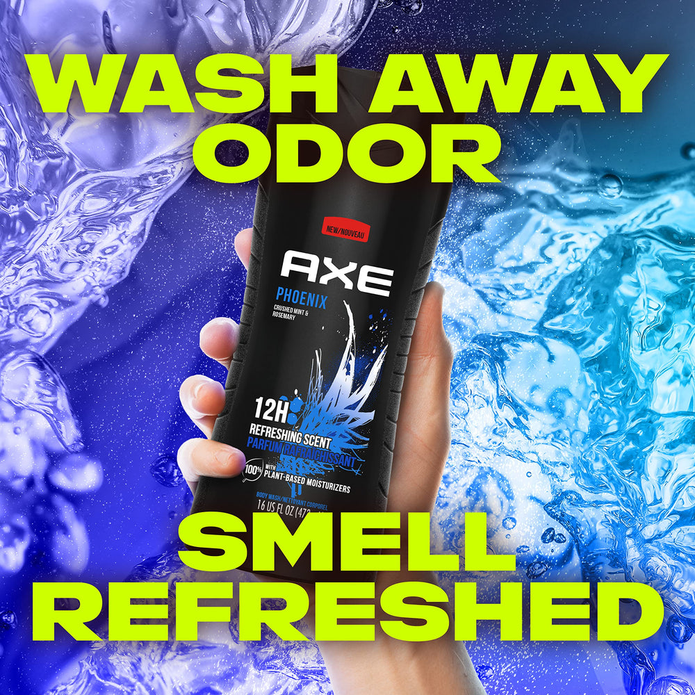 AXE Phoenix sans parabènes, formule douce pour la peau.