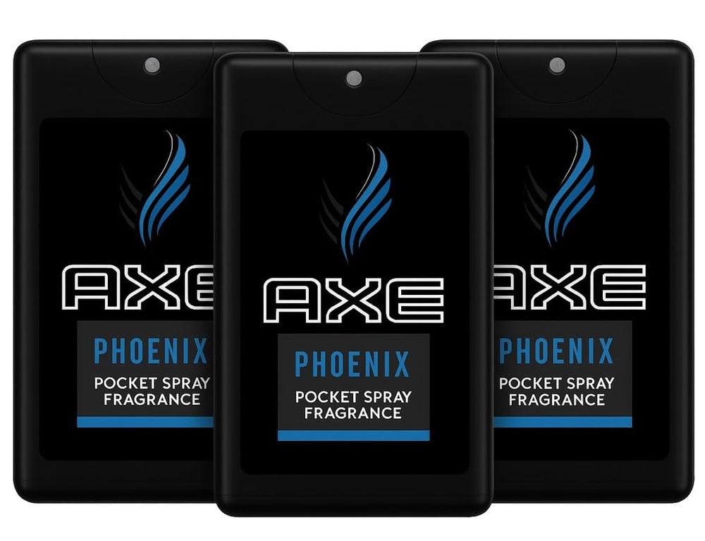 AXE Phoenix spray de poche compact pour retouches rapides et fraîcheur durable.
