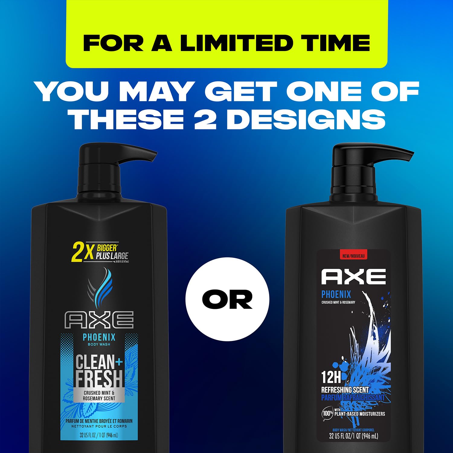AXE Phoenix: usage quotidien, convient au rituel douche