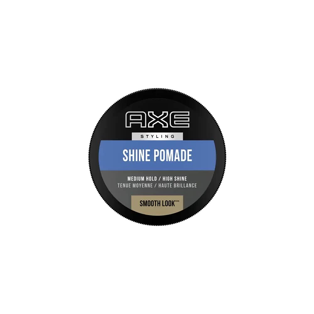 AXE Pomade lisse et sophistiquée, bouteille recyclable, offre une brillance élégante pour un look lisse.