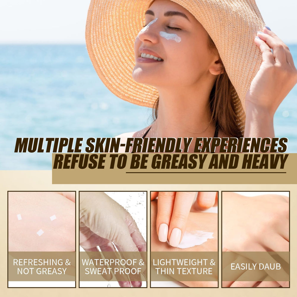 Axnzp creme solaire pratique pour le voyage et la plage