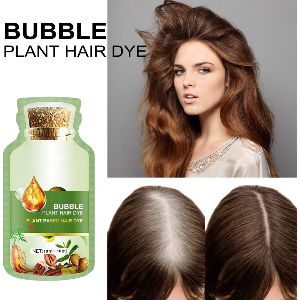 Axnzp soin colorant bulle plante, routine rapide sans pinceau