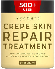 AYADARA Crème réparatrice peau crepée – flacon 8oz prêt à hydrater.
