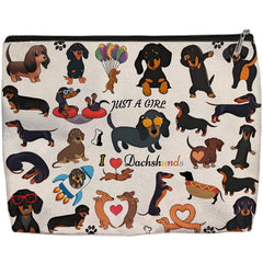 Trousse Aypvora teckel recto haute définition, idéale pour voyager