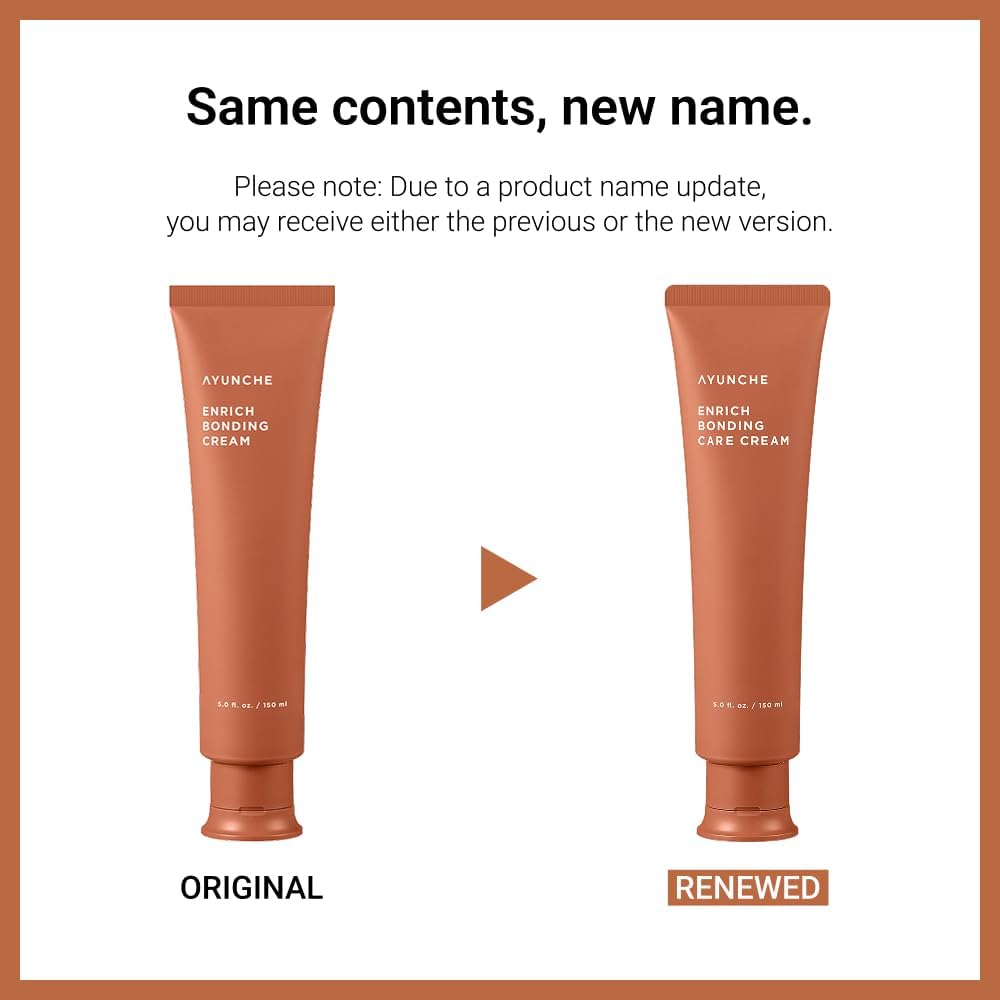 Application rapide d'AYUNCHE Enrich Bonding Leave-In Cream sur cheveux.