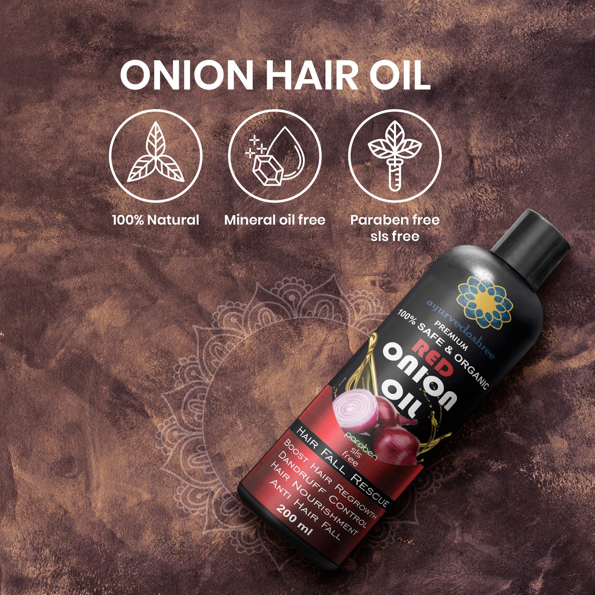 AYURVEDASHREE application-huile-cheveux — routine rapide et nourrissante.