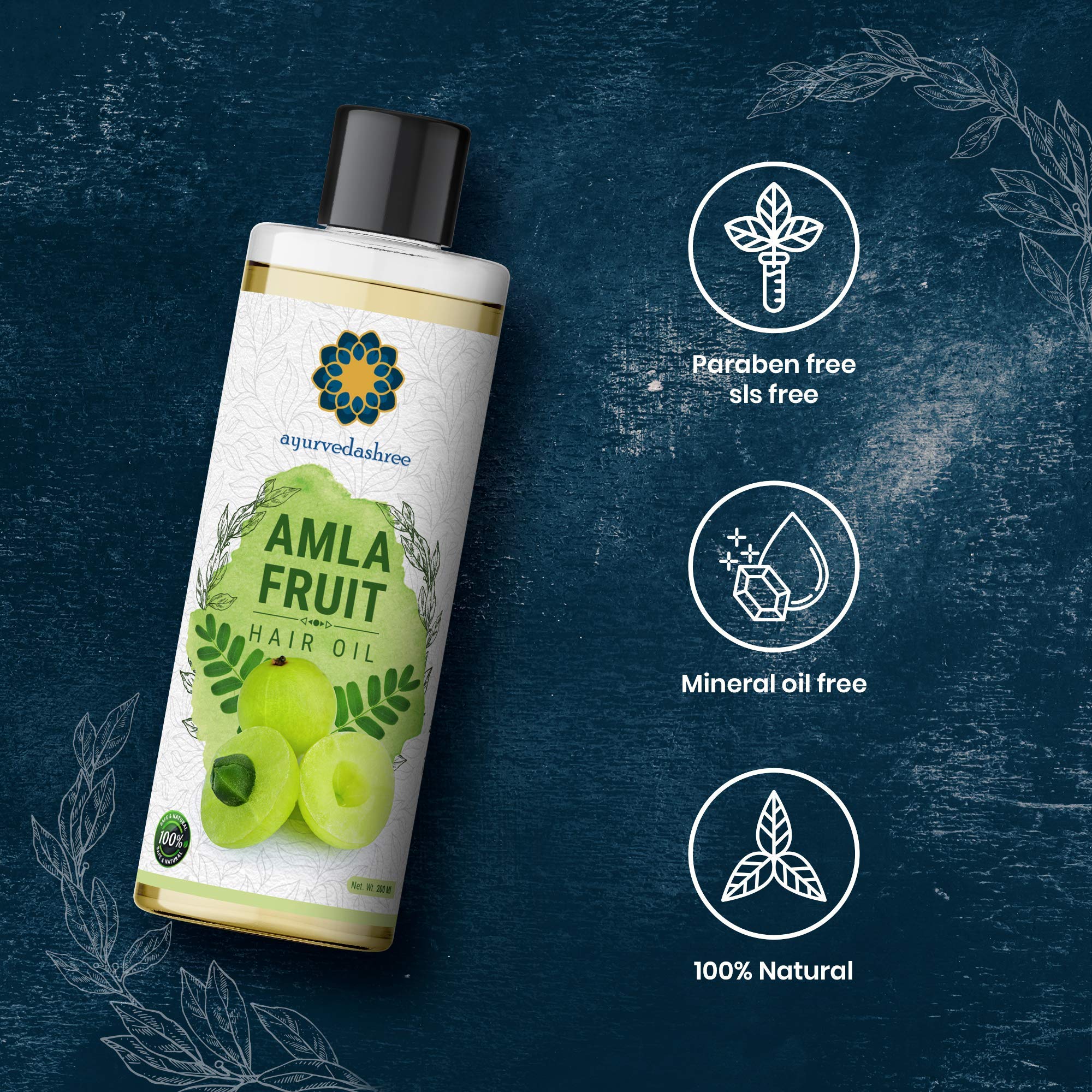 AYURVEDASHREE huile amla utilisation : hebdomadaire pour l'entretien durable.