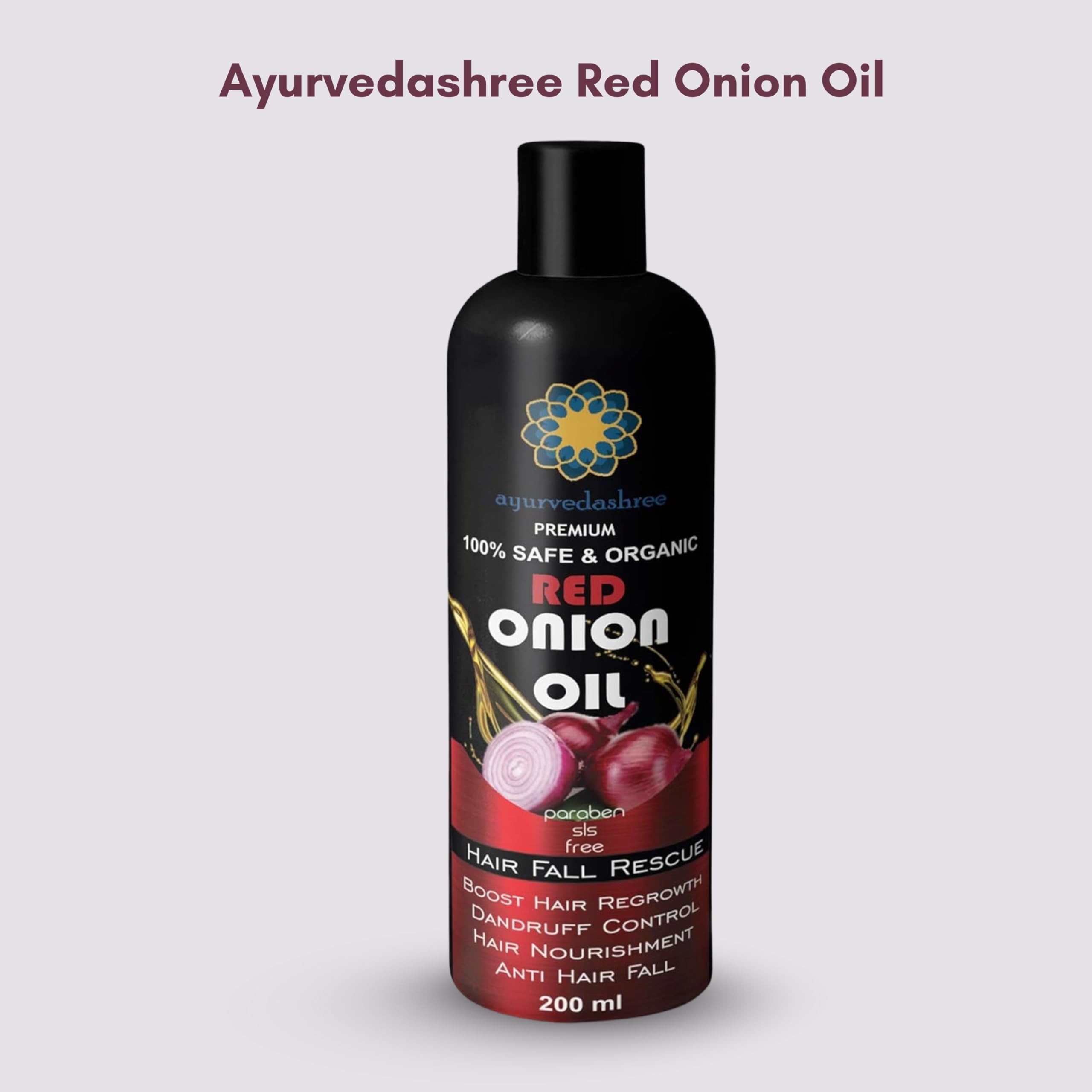 AYURVEDASHREE huile-cheveux-argan-santal-rose-gouttes — douceur et brillance naturelles.