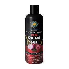 AYURVEDASHREE huile-cheveux-oignon-noir-bouteille — soin nourrissant pour des longueurs brillantes.