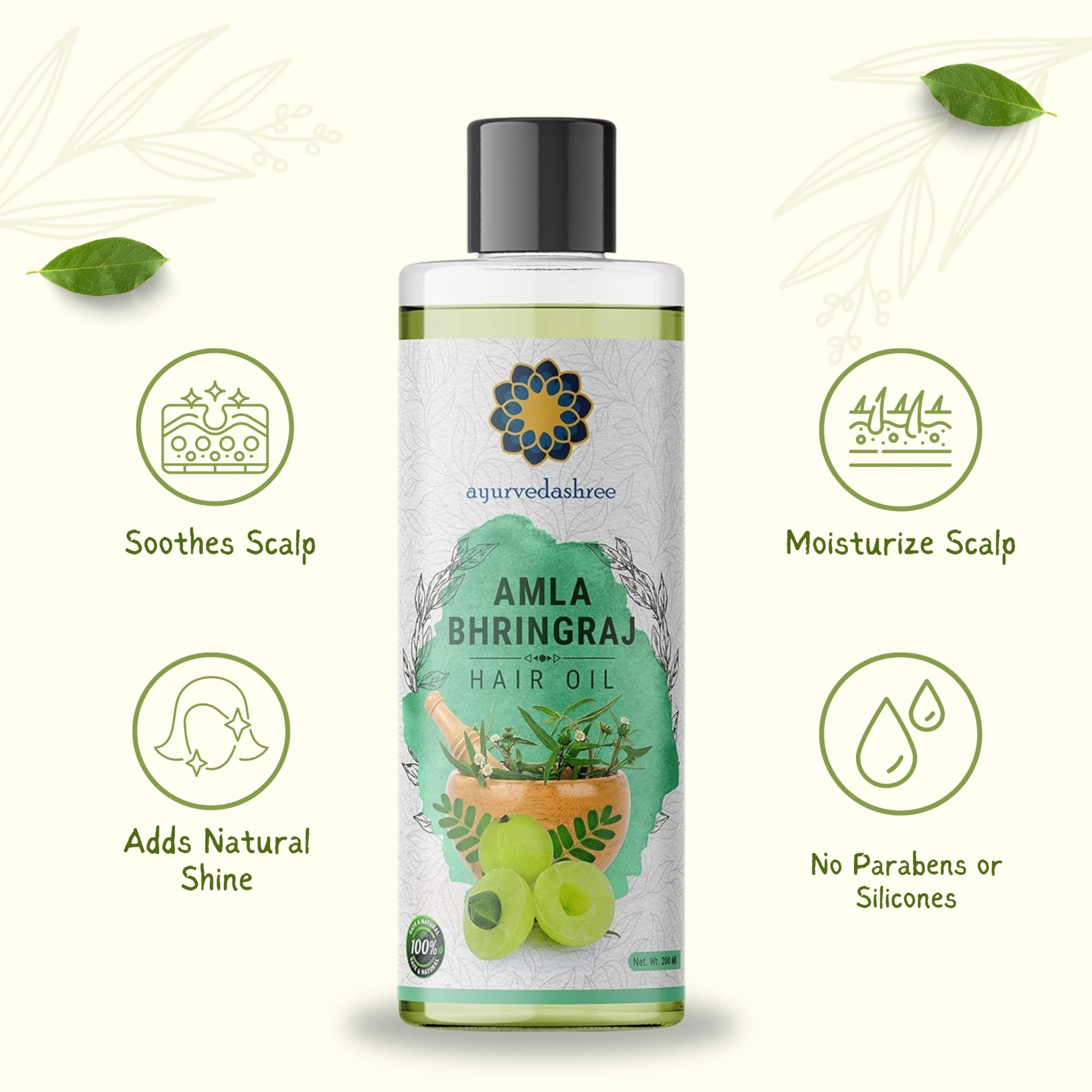 AYURVEDASHREE ingrédients naturels, arômes apaisants et revitalisants