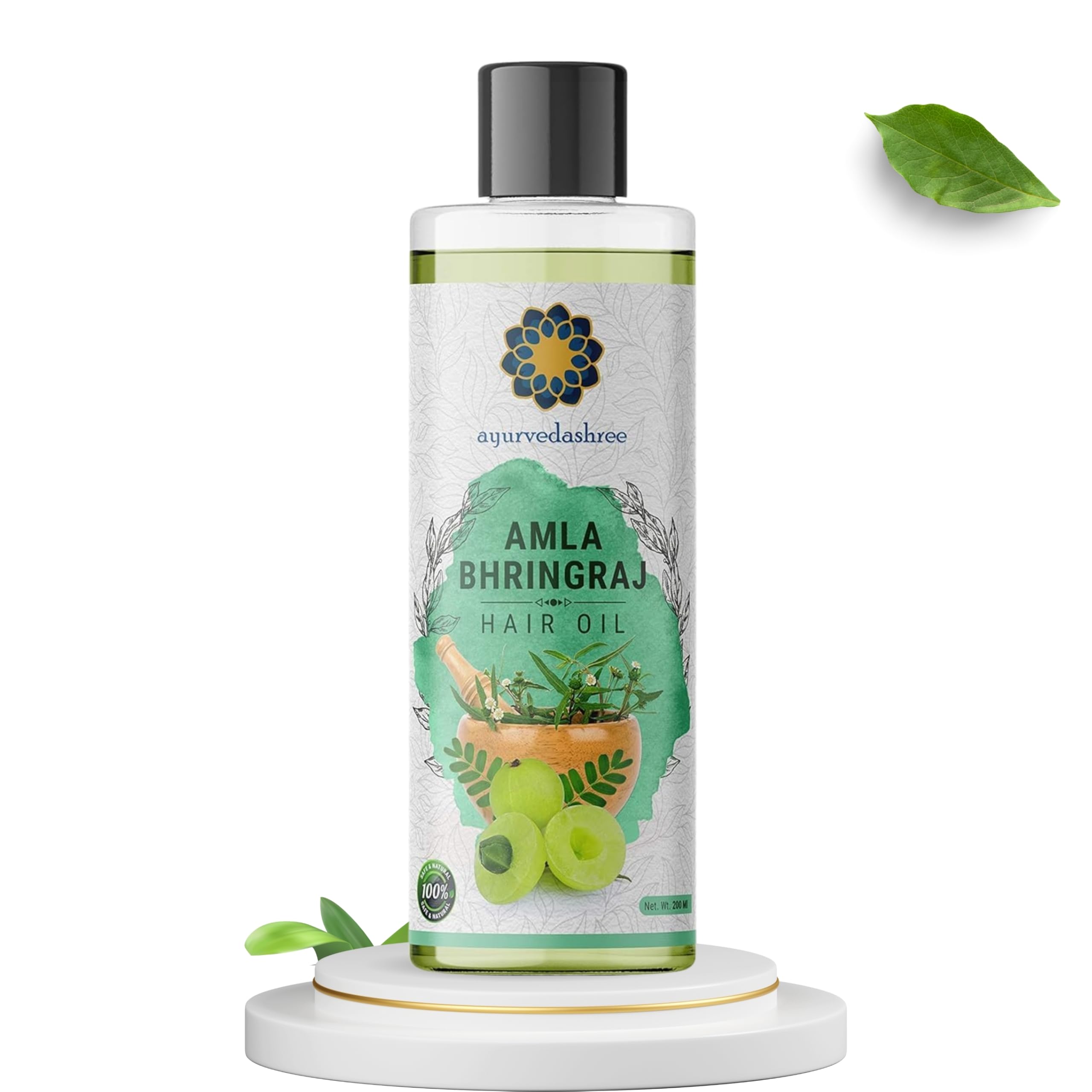 AYURVEDASHREE huile capillaire, massage du cuir chevelu apaisant