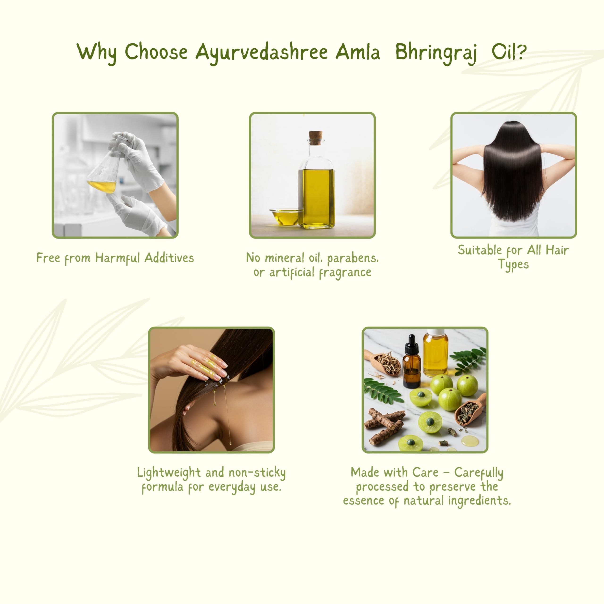 AYURVEDASHREE huile nourrissante, cuir chevelu et cheveux hydratés