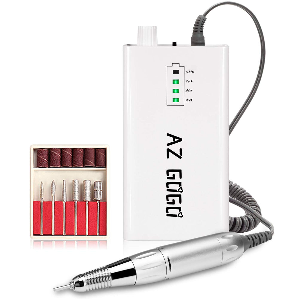 AZ GOGO perceuse à ongles 30000rpm portable idéal pour manucure et pédicure.