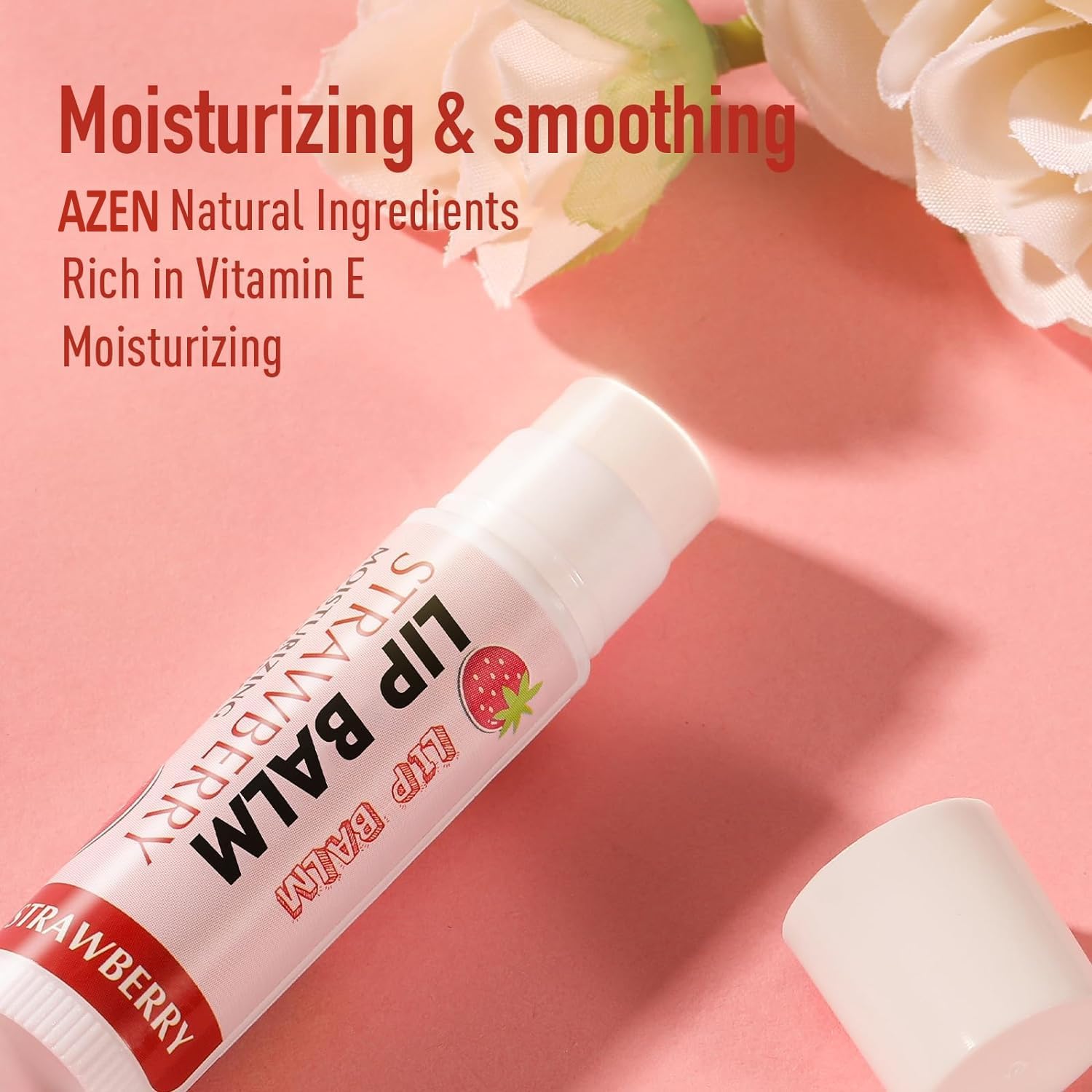 AZEN baume à lèvres: coco et vitamine E pour hydrater et apaiser.