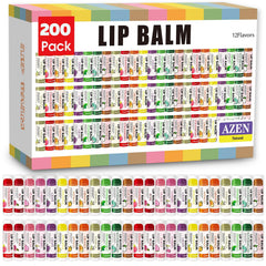 AZEN baume à lèvres: emballage 200-pack idéal pour présentoirs et promotions.
