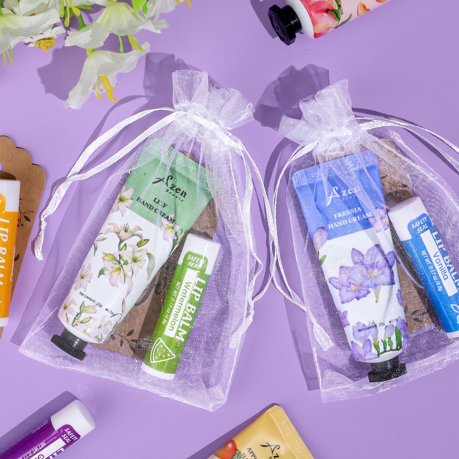 AZEN baume lèvres saveur vanille, hydratation légère et parfum doux