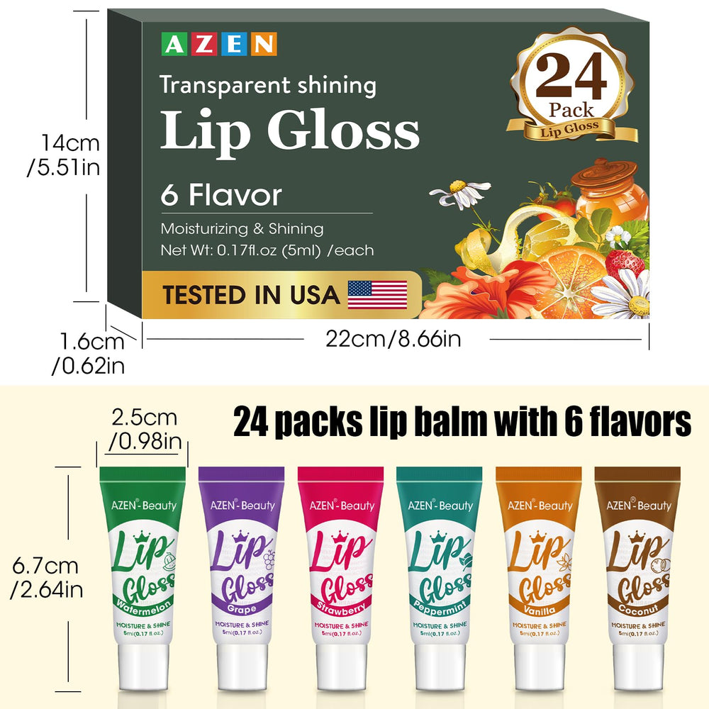 AZEN gloss menthe frais revitalisant pour les levres