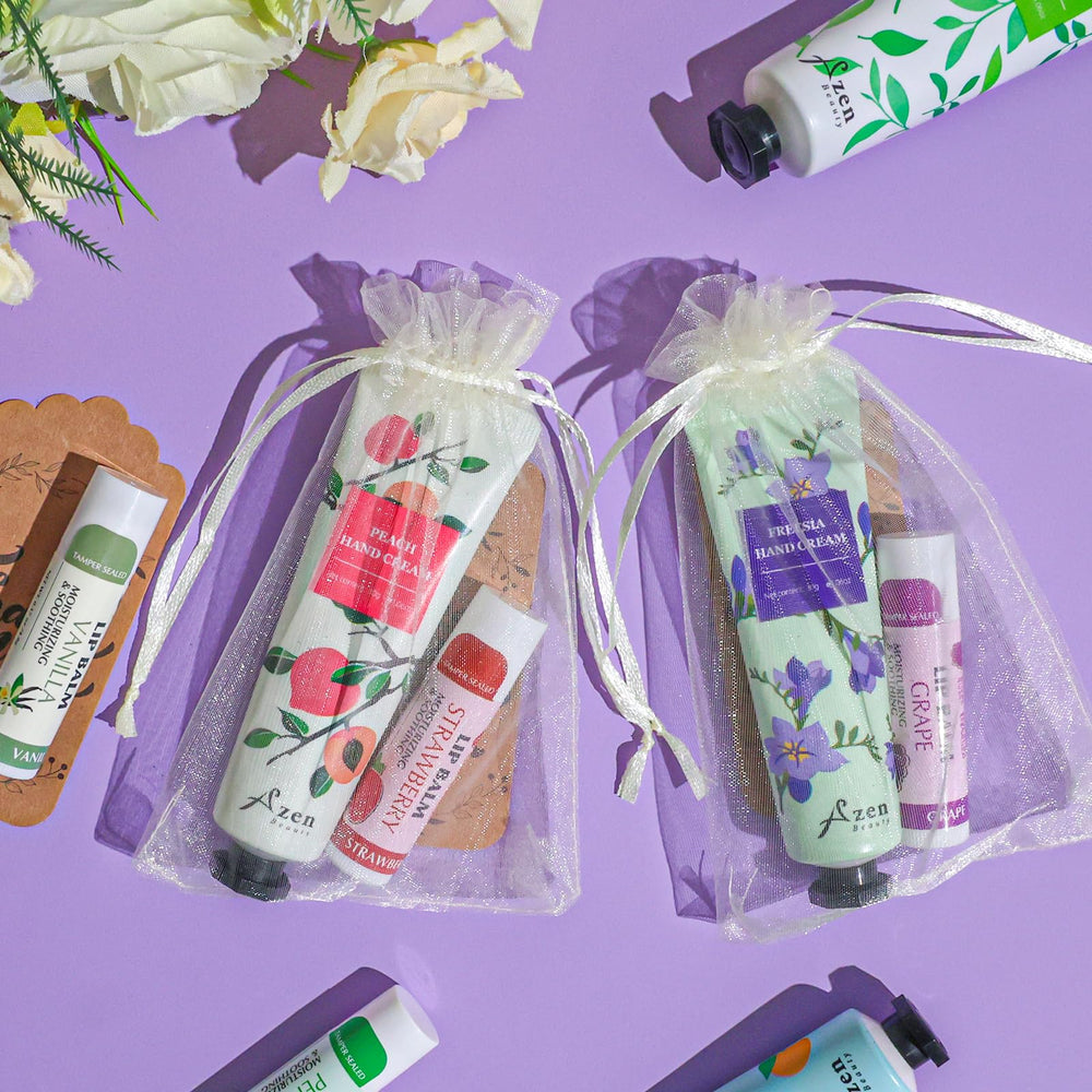 AZEN sachets organza blancs pour emballage élégant