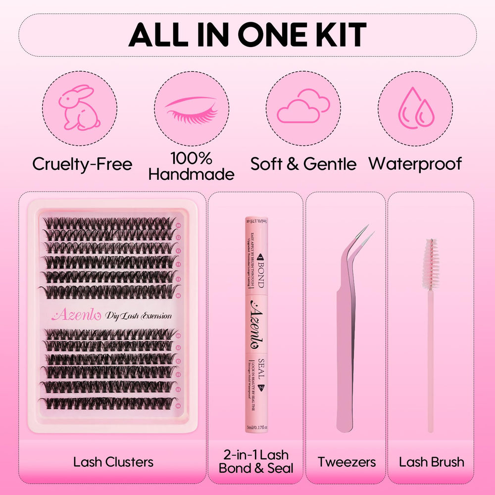 Azenlo application DIY à domicile pour créer son look cils.