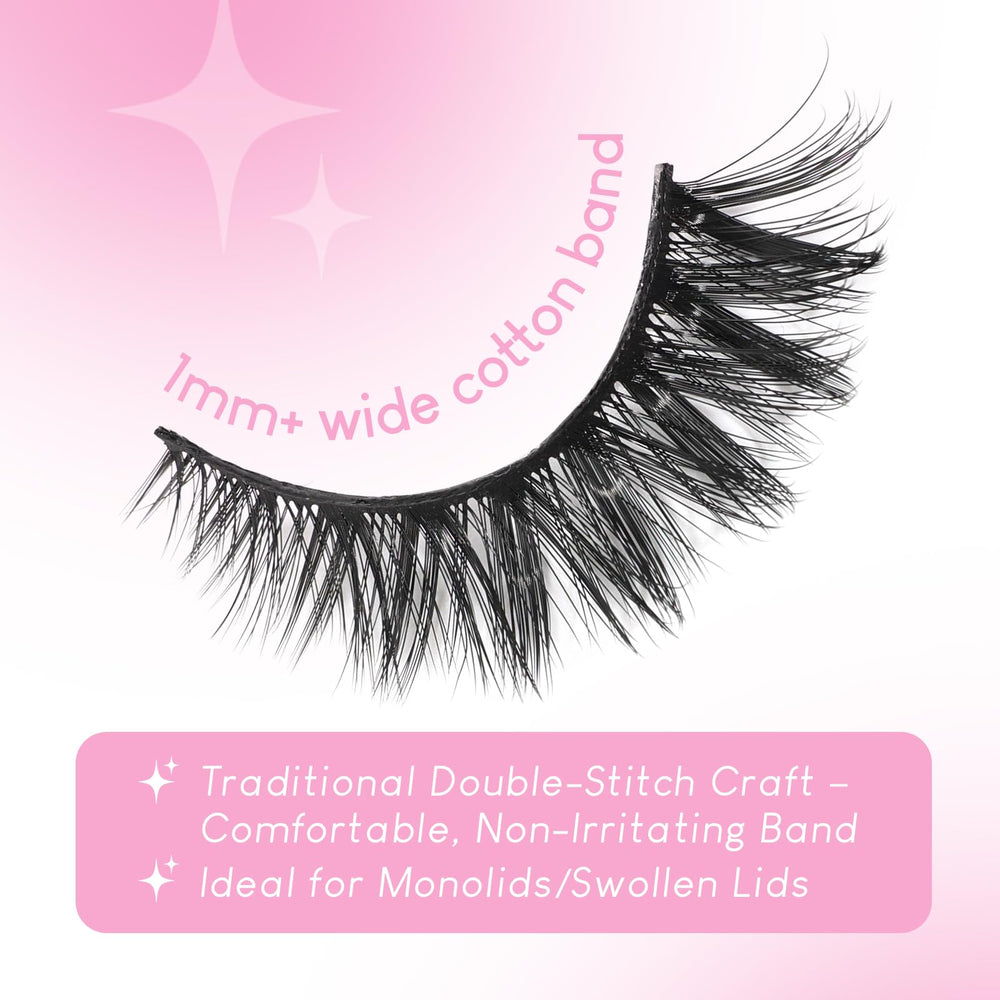 Cils Azenlo effet liner naturel sans liner supplémentaire.