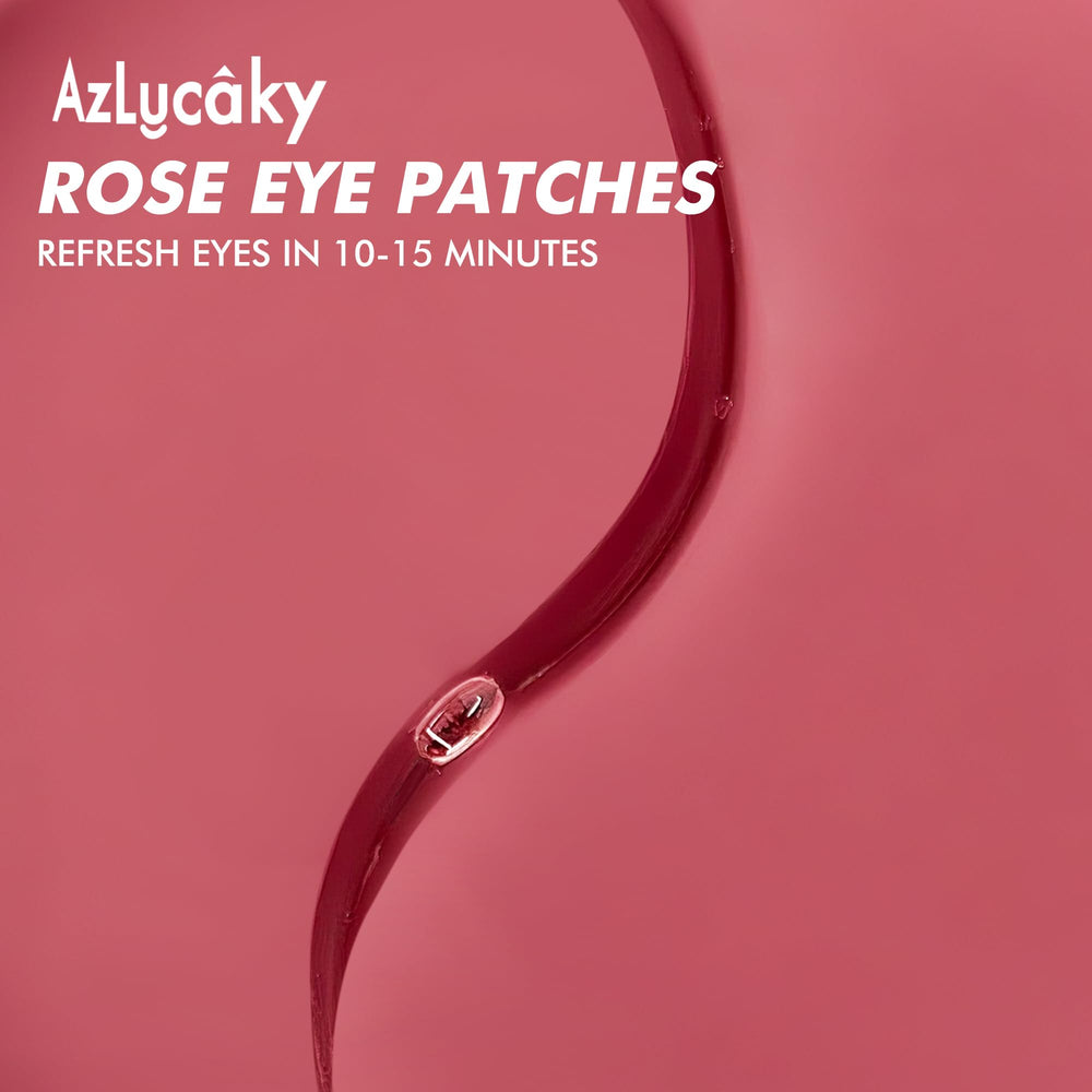 AzLucaky patchs yeux rose hydrogel ouverture facile et pratique