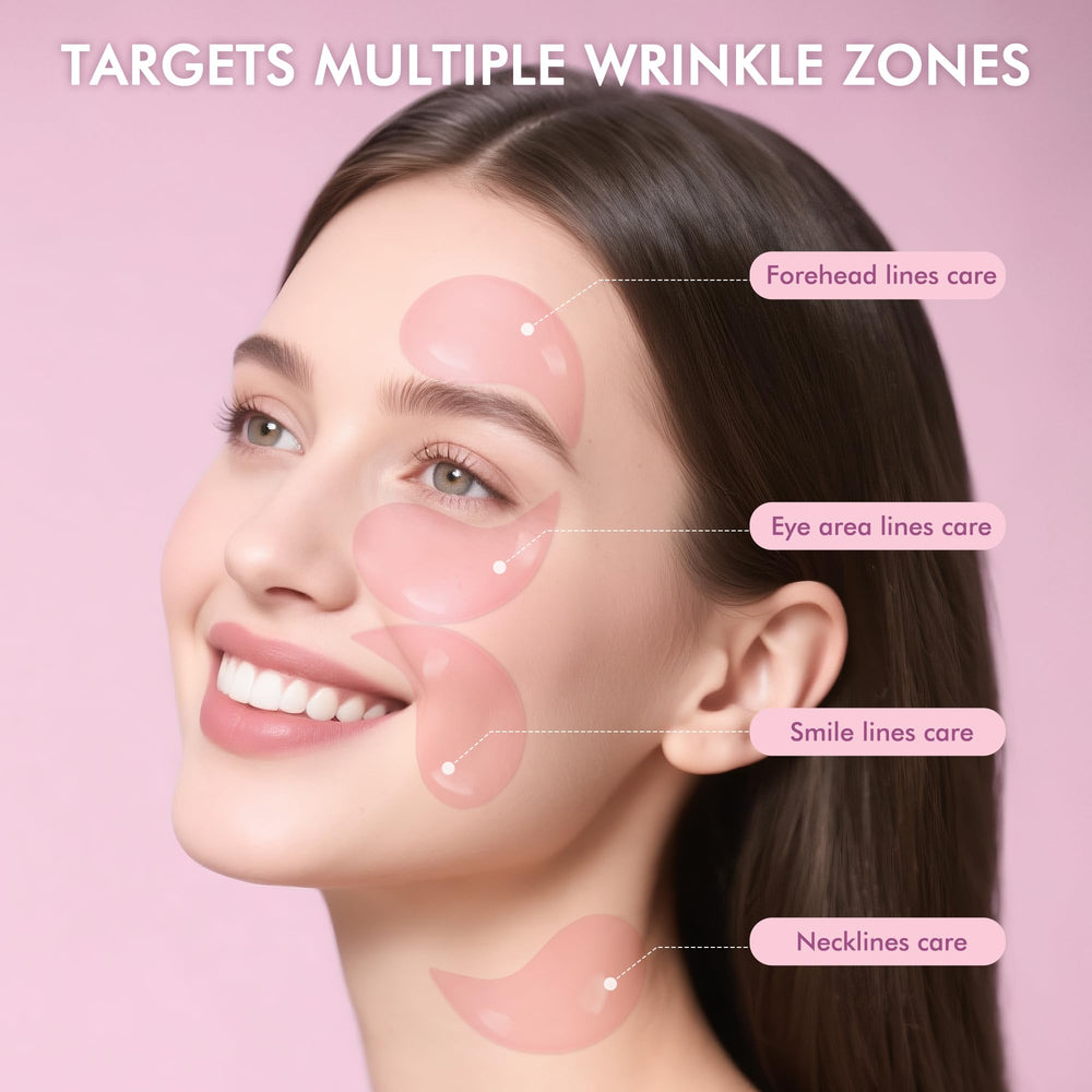 AzLucaky patchs yeux rose hydrogel facile à retirer et ranger