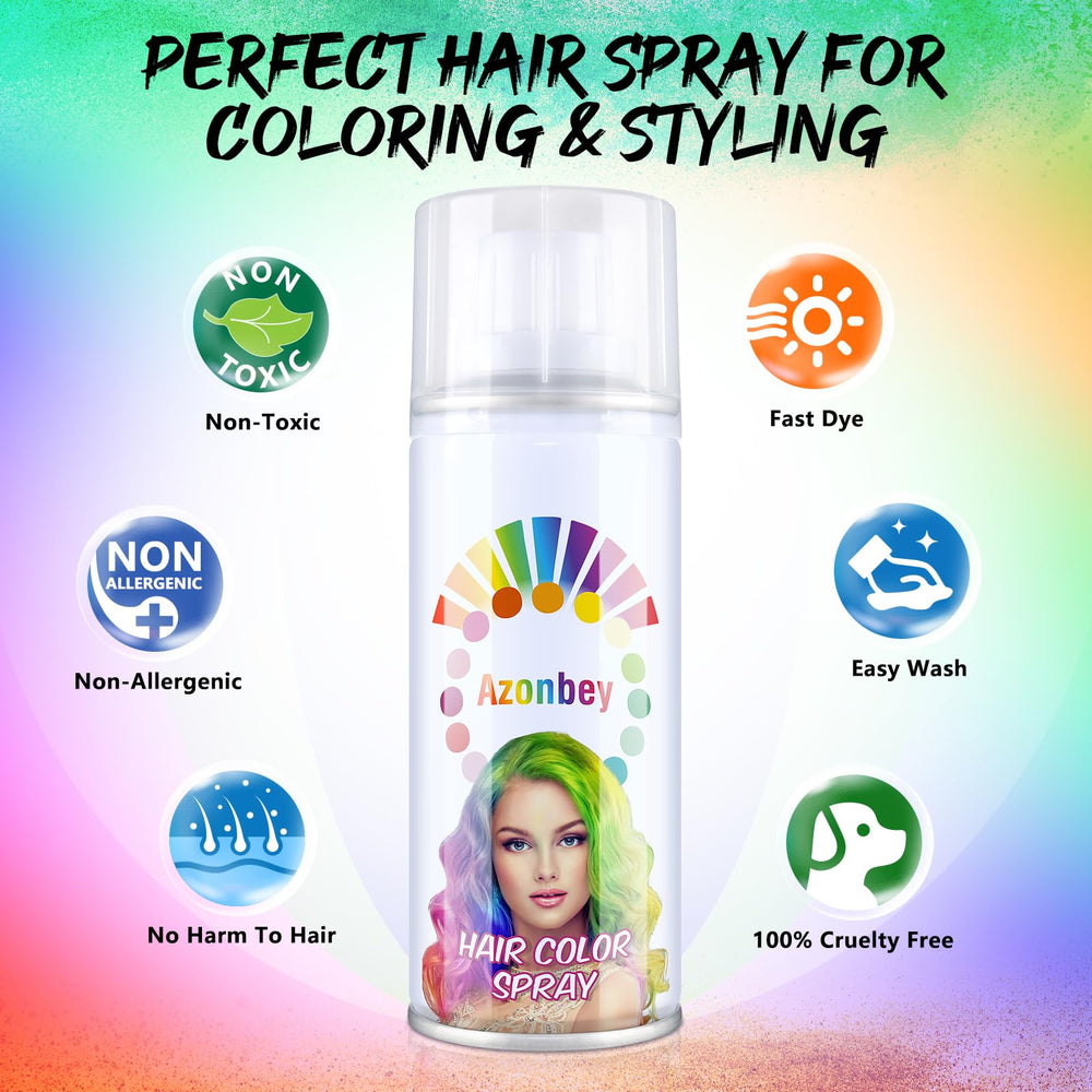 Azonbey couleurs vibrantes disponibles pour fêtes et cosplay.