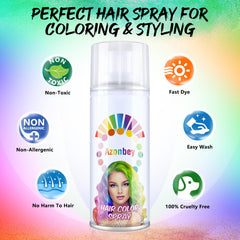 Azonbey couleurs vibrantes disponibles pour fêtes et cosplay.