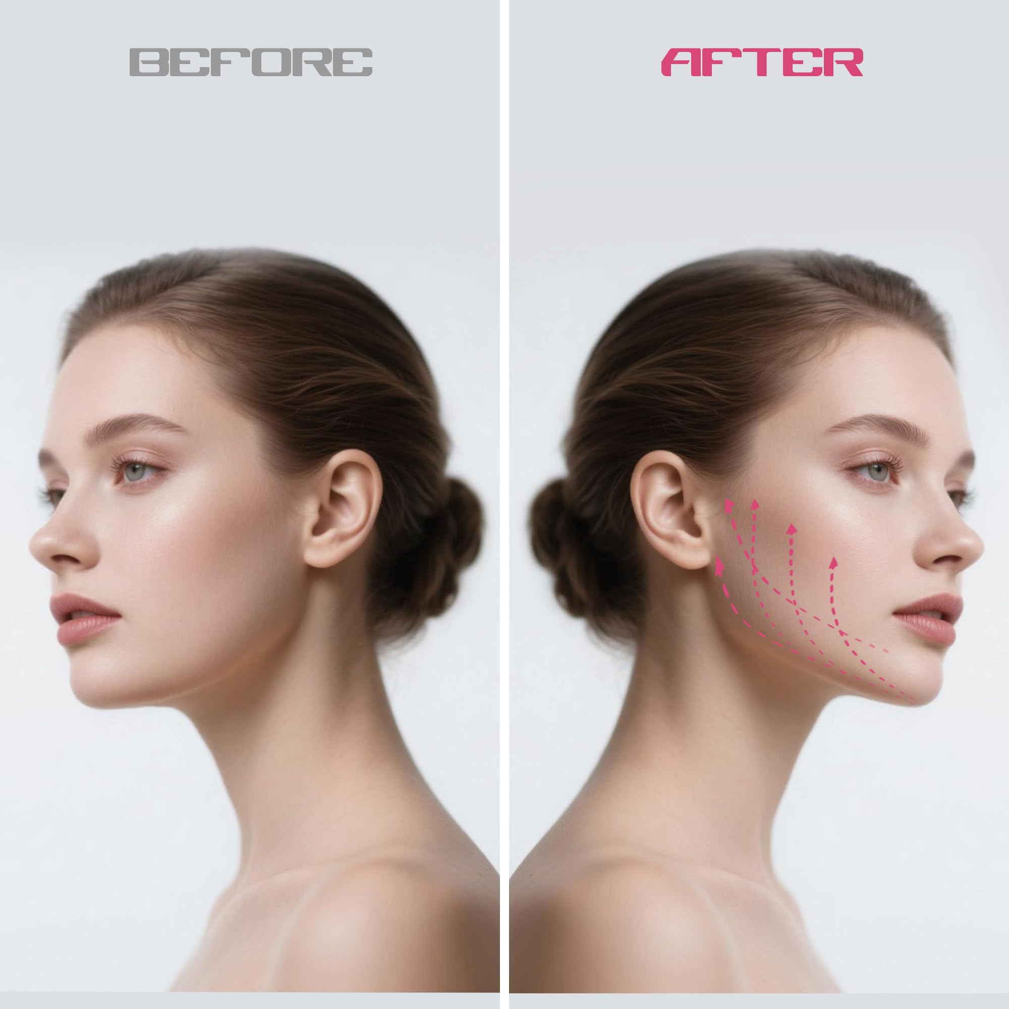 Azrra Utilisation à domicile ou au bureau pour tonification du visage.