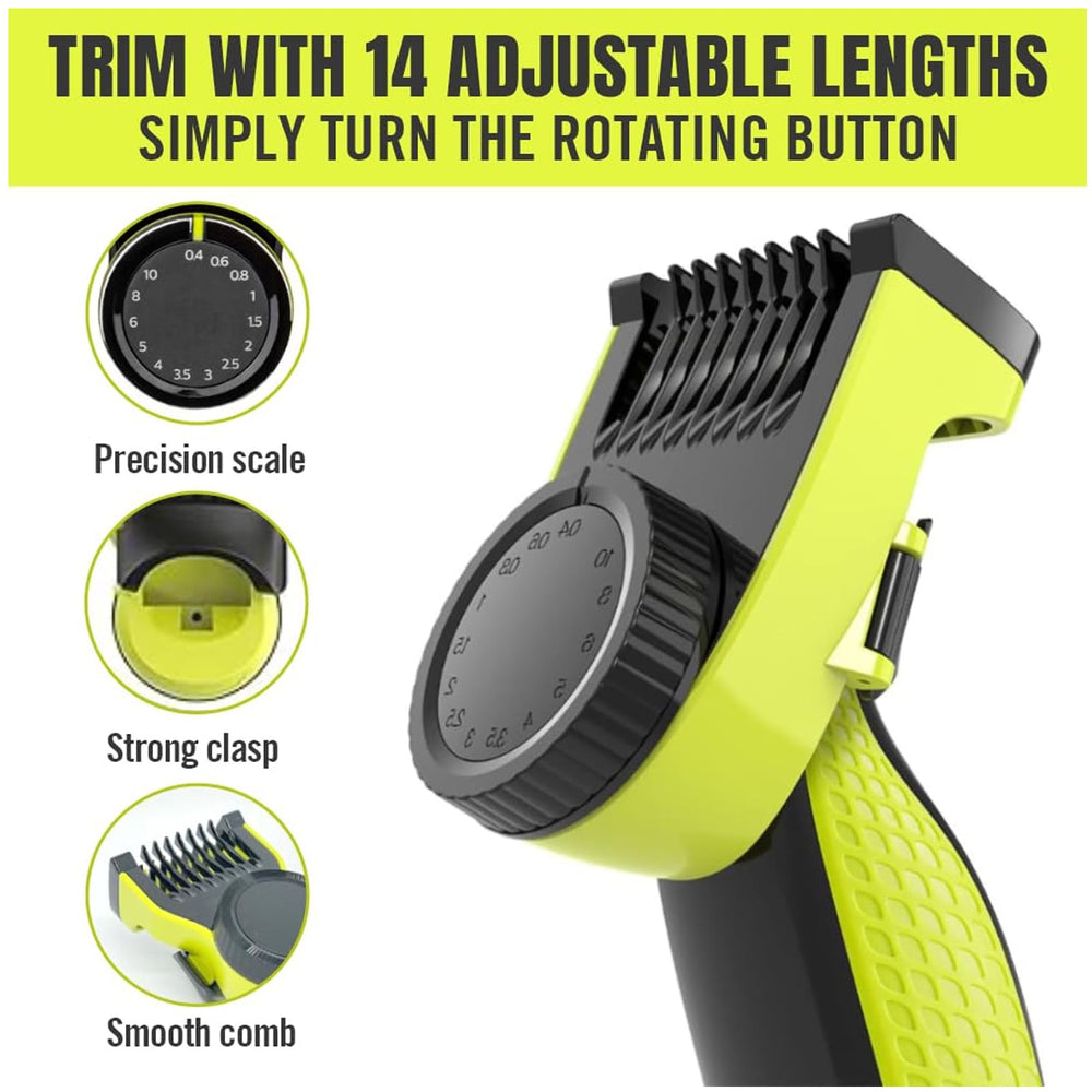 AzulySlec Body comb pour les zones plus grandes et un rasage rapide.
