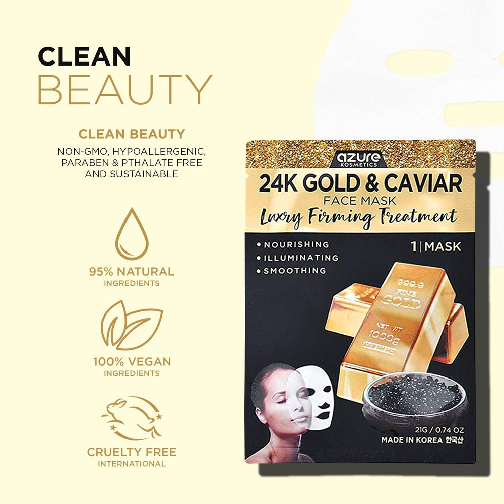 Azure Cosmetics mask routine promotes easy, luxurious pampering sessions at home.