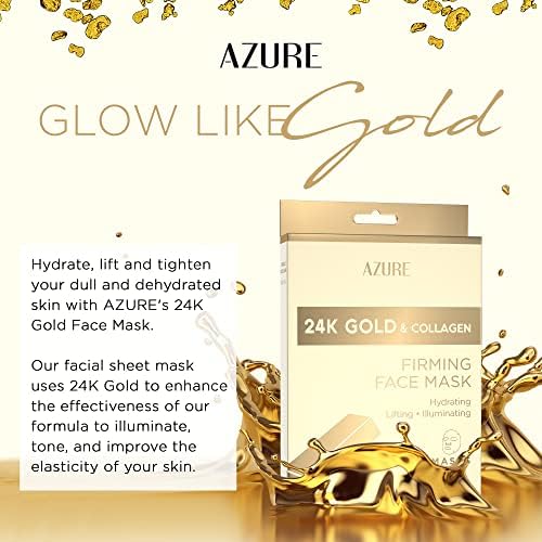 Azure Cosmetics Masque Visage Pour Tous Types de Peau – hydratation adaptée.