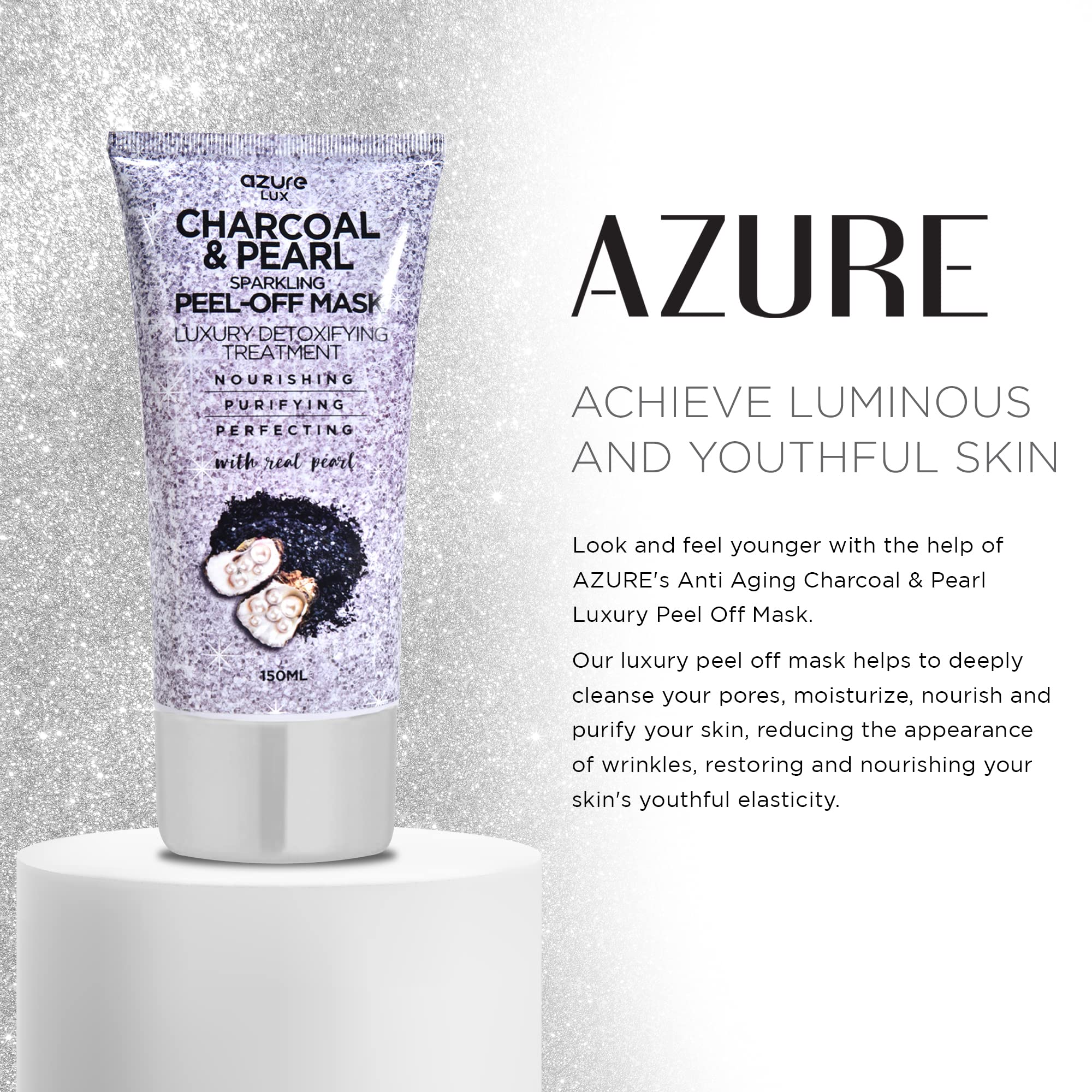 Azure Cosmetics Purification-pores-charbon : action en profondeur pour une peau plus nette.