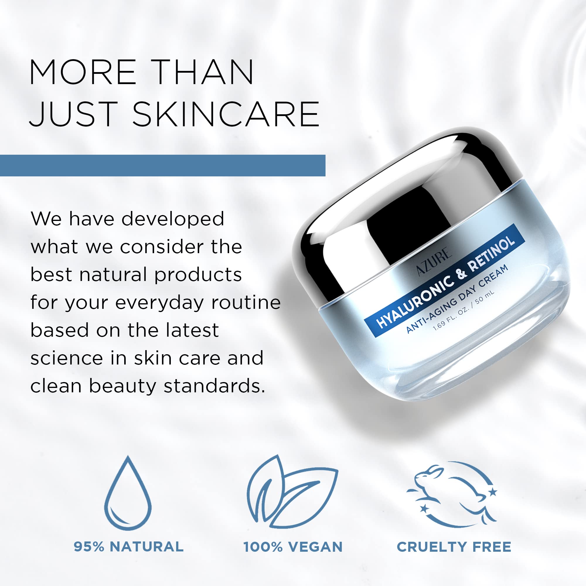 Azure Cosmetics crème testée dermatologiquement pour tous types de peau